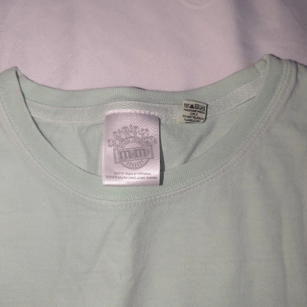 M&Ms Kyle Busch Men's XL Light Green Long Sleeve‎ Nascar Racing Graphic T-Shirt - Picture 4 of 7